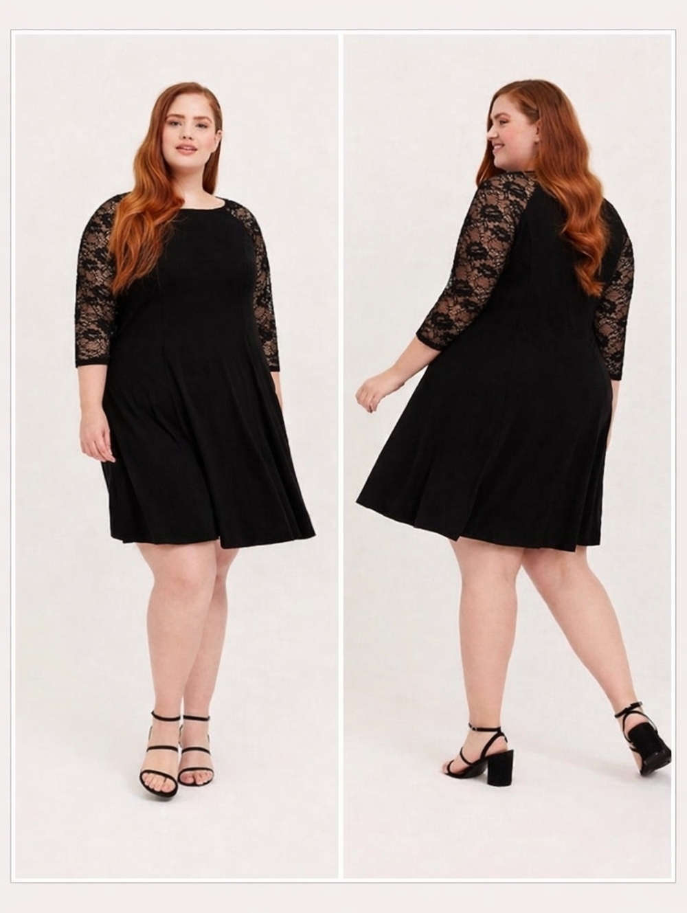 Torrid Raglan Jersey Lace Trapeze Scoop Neck Mini Dress 0/L/12 Witchy Goth